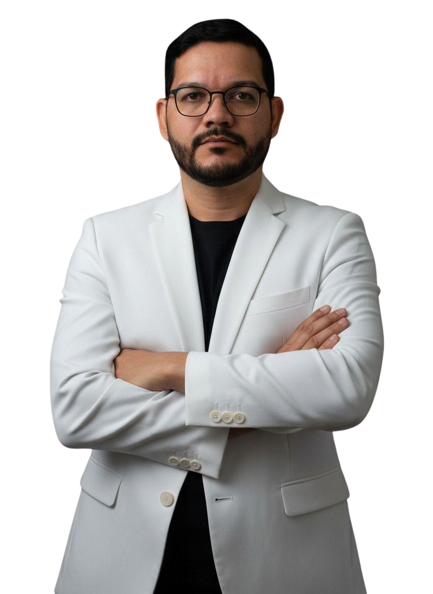 Dr. Ray Lima em seu consultório